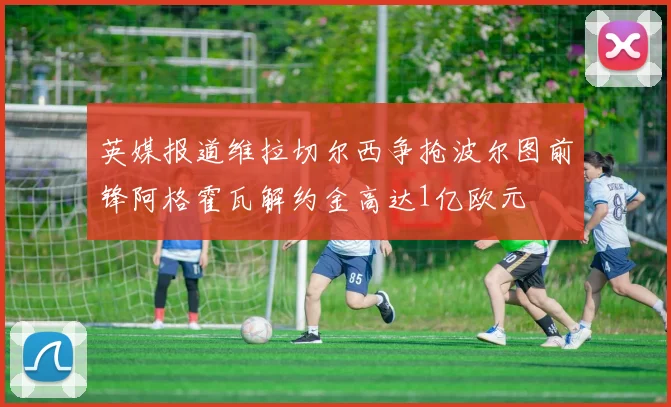 英媒报道维拉切尔西争抢波尔图前锋阿格霍瓦解约金高达1亿欧元